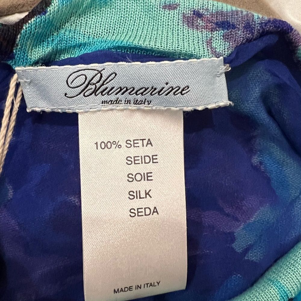 Blumarine blouse asymmetric size 40 Made in Italy - Picture 7 of 7